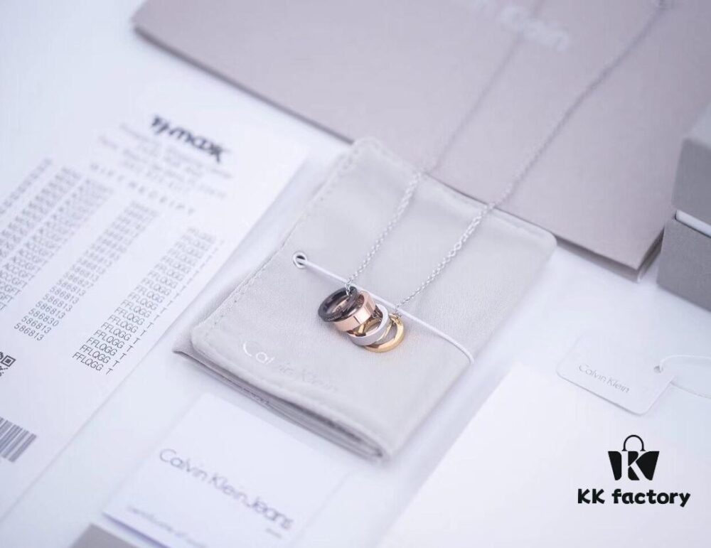 Calvin Klein CK Four-Ring Necklace