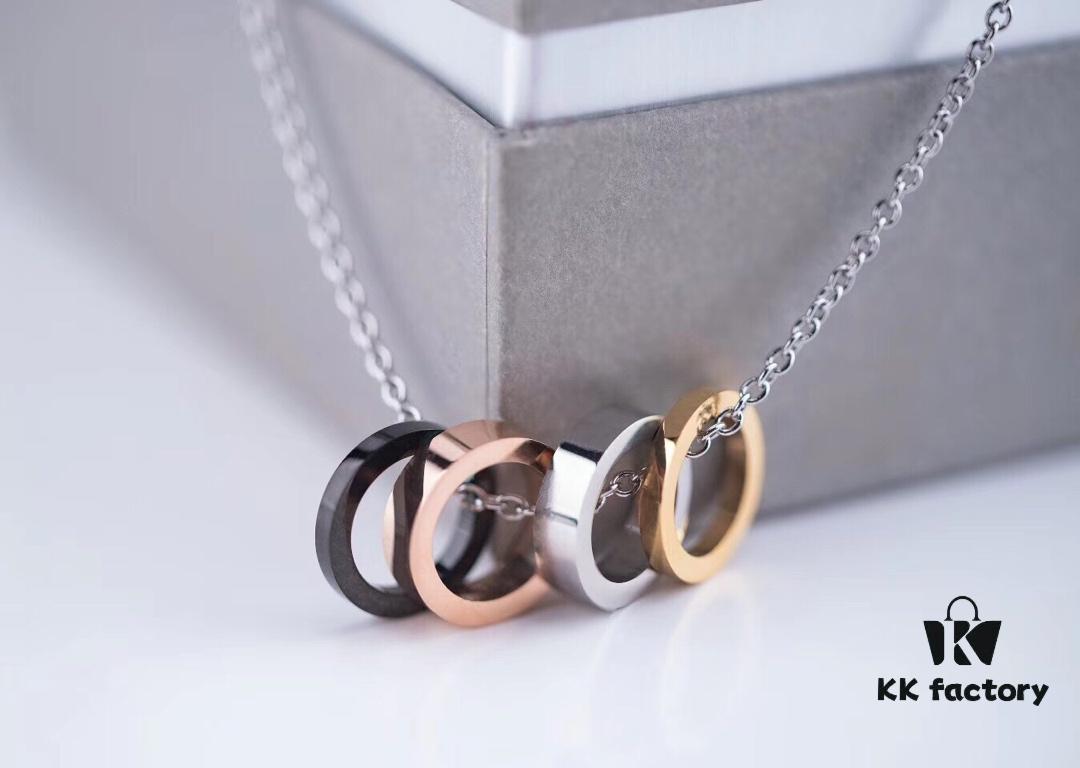 Calvin Klein CK Four-Ring Necklace