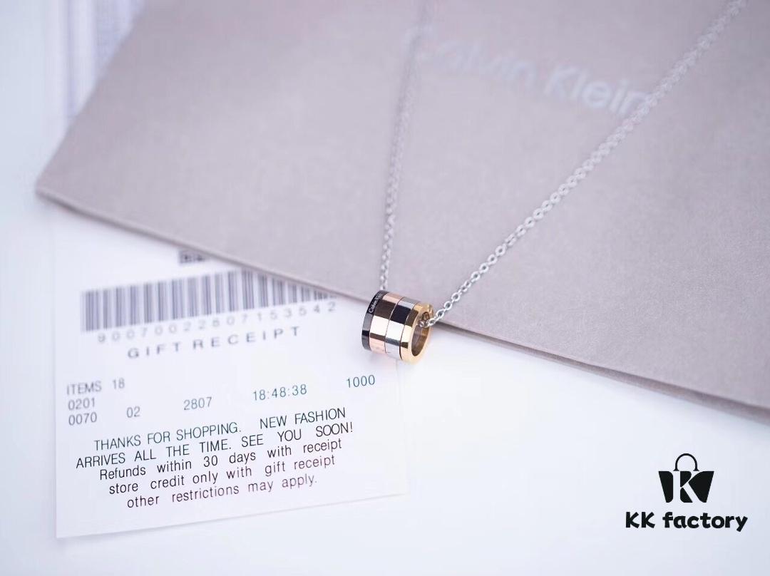 Calvin Klein CK Four-Ring Necklace