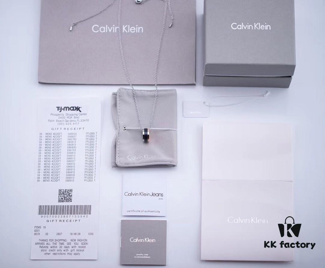 Calvin Klein CK Three-Tone Necklace