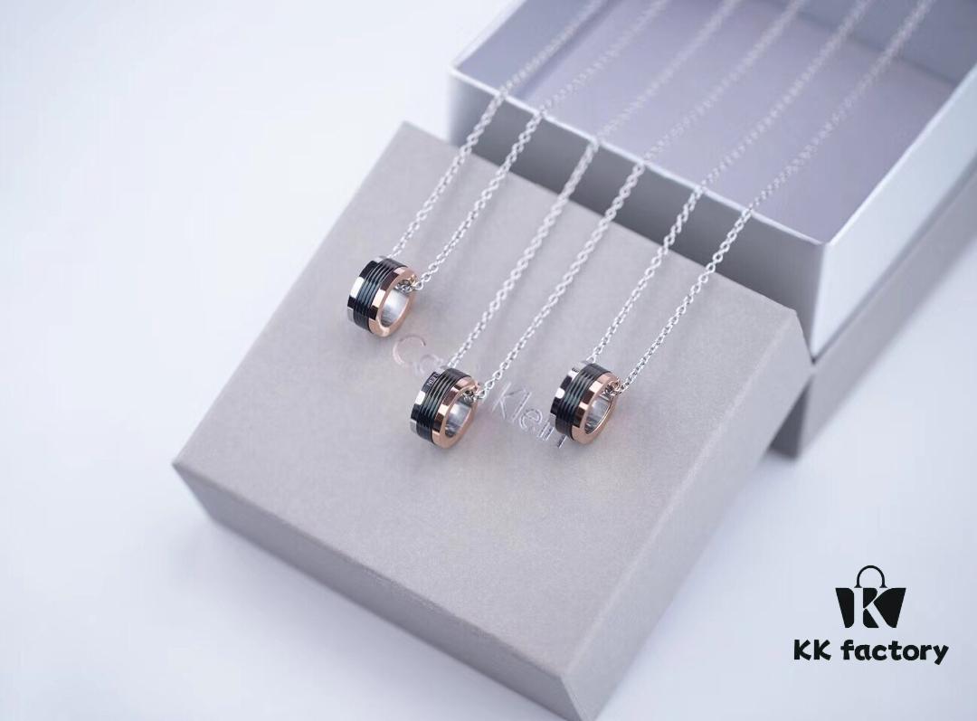 Calvin Klein CK Three-Tone Necklace