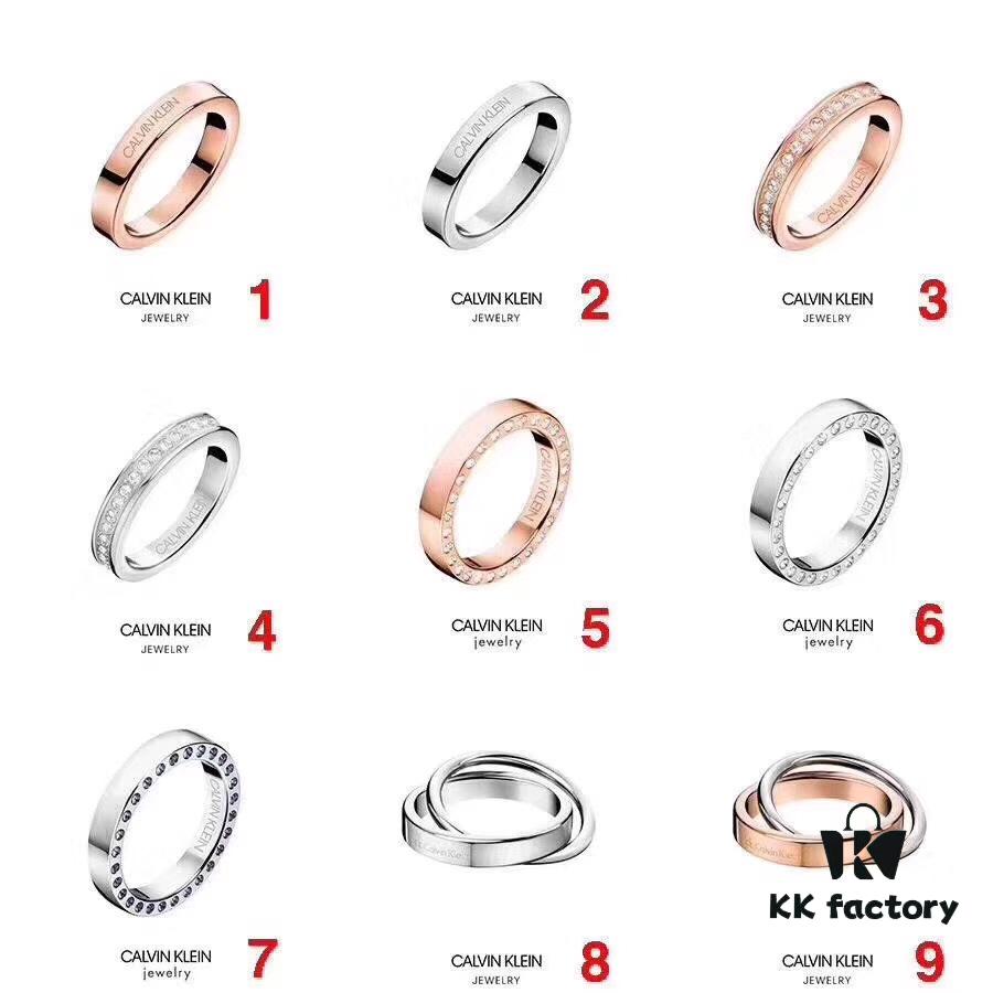 CK Rings / Necklaces / Bracelets Collection, Comes with Original Retail Packaging, Authentic Source from Tmall! Perfect for Couples, Exceptional Value!