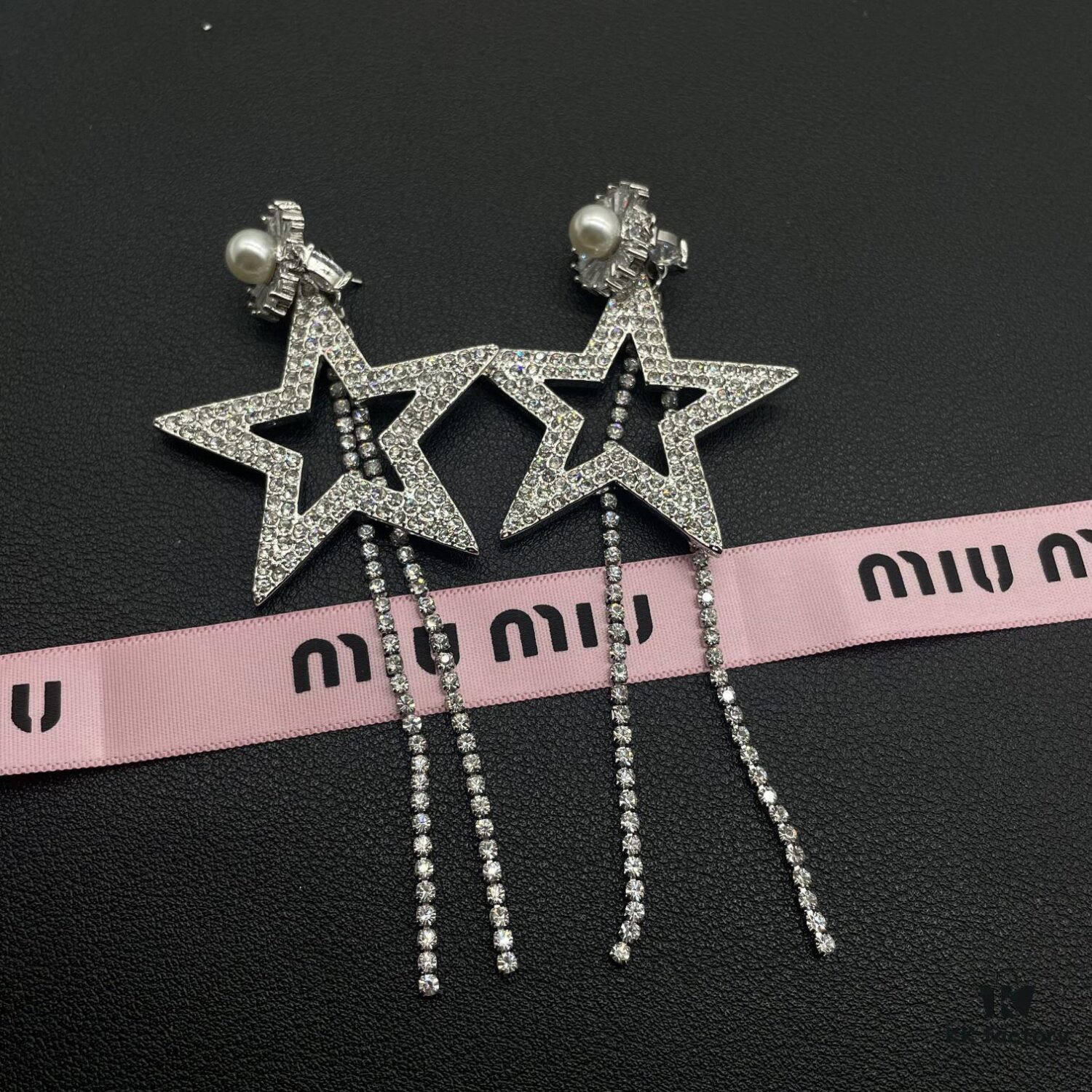Miu Miu Textured Luxury Pearl Heart Stud Earrings, Minimalist Design with Vintage Charm