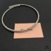 Miu Miu Textured Luxury Pearl Collar with Heart Design, Minimalist Retro Chic Necklace