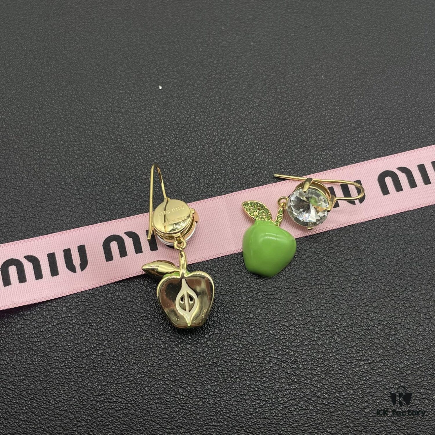 Miumiu Pearl Heart Stud Earrings, Minimalist Luxury Design with Retro Charm