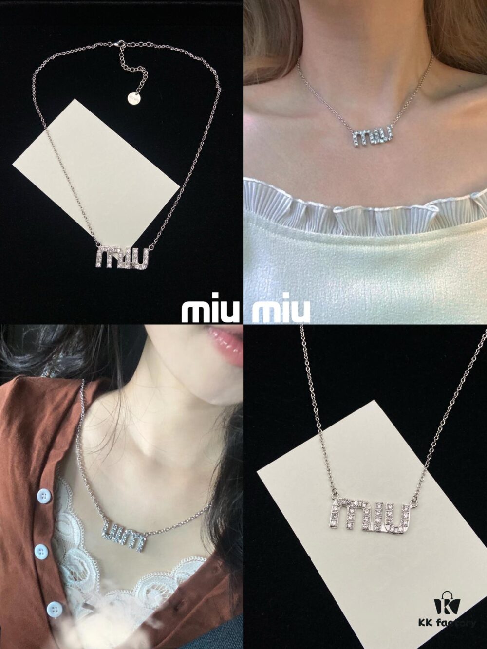 Miu Miu Letter M Necklace 👑