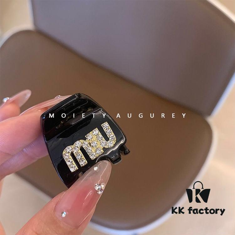 Miumiu Hair Clip, Sparkling with Rhinestones