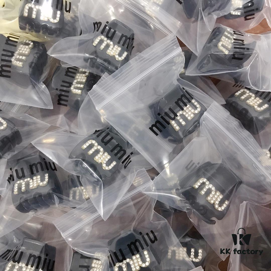 Miumiu Hair Clip, Sparkling with Rhinestones