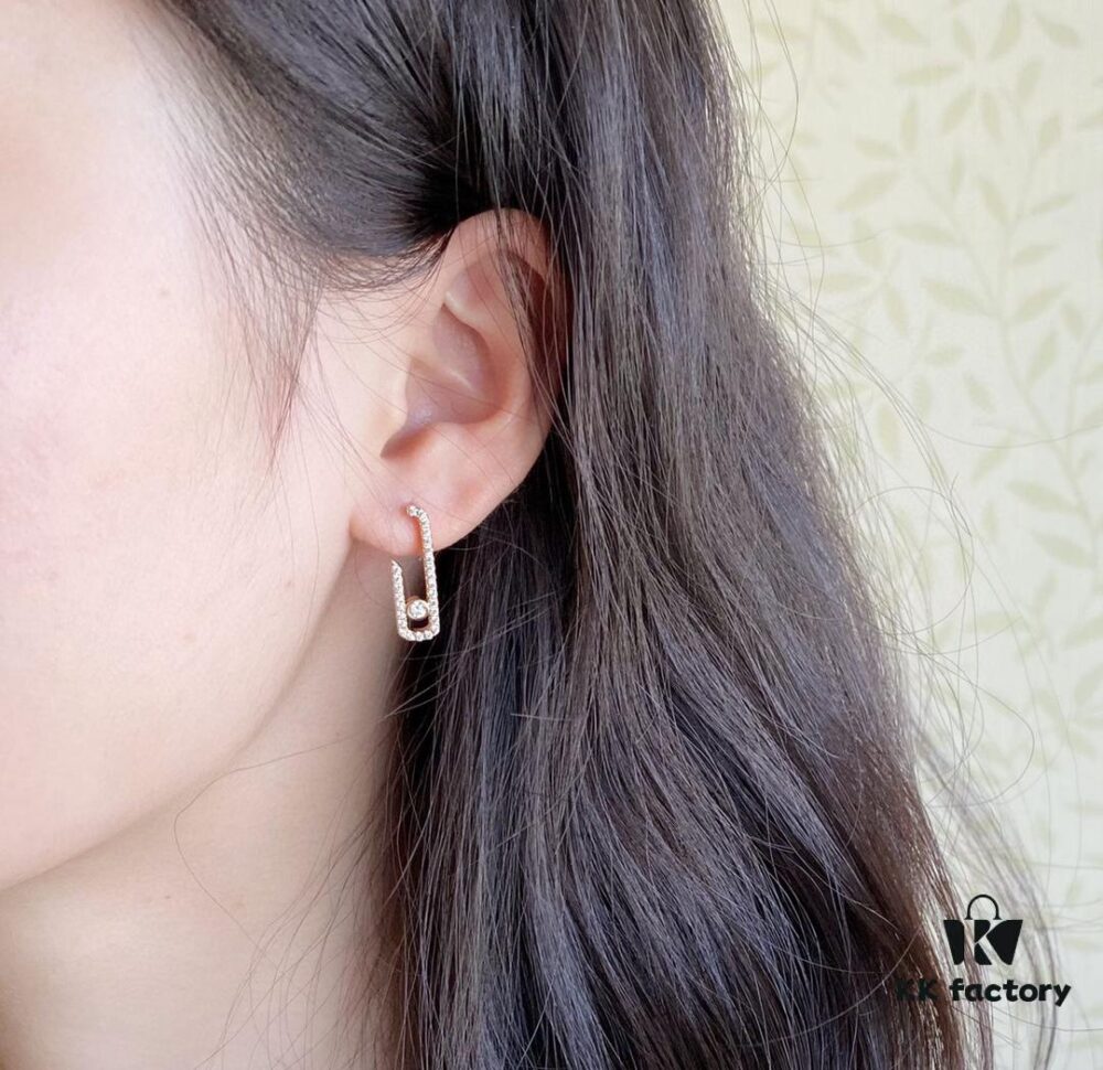 Messika Half-Circle Full Diamond Move Earrings