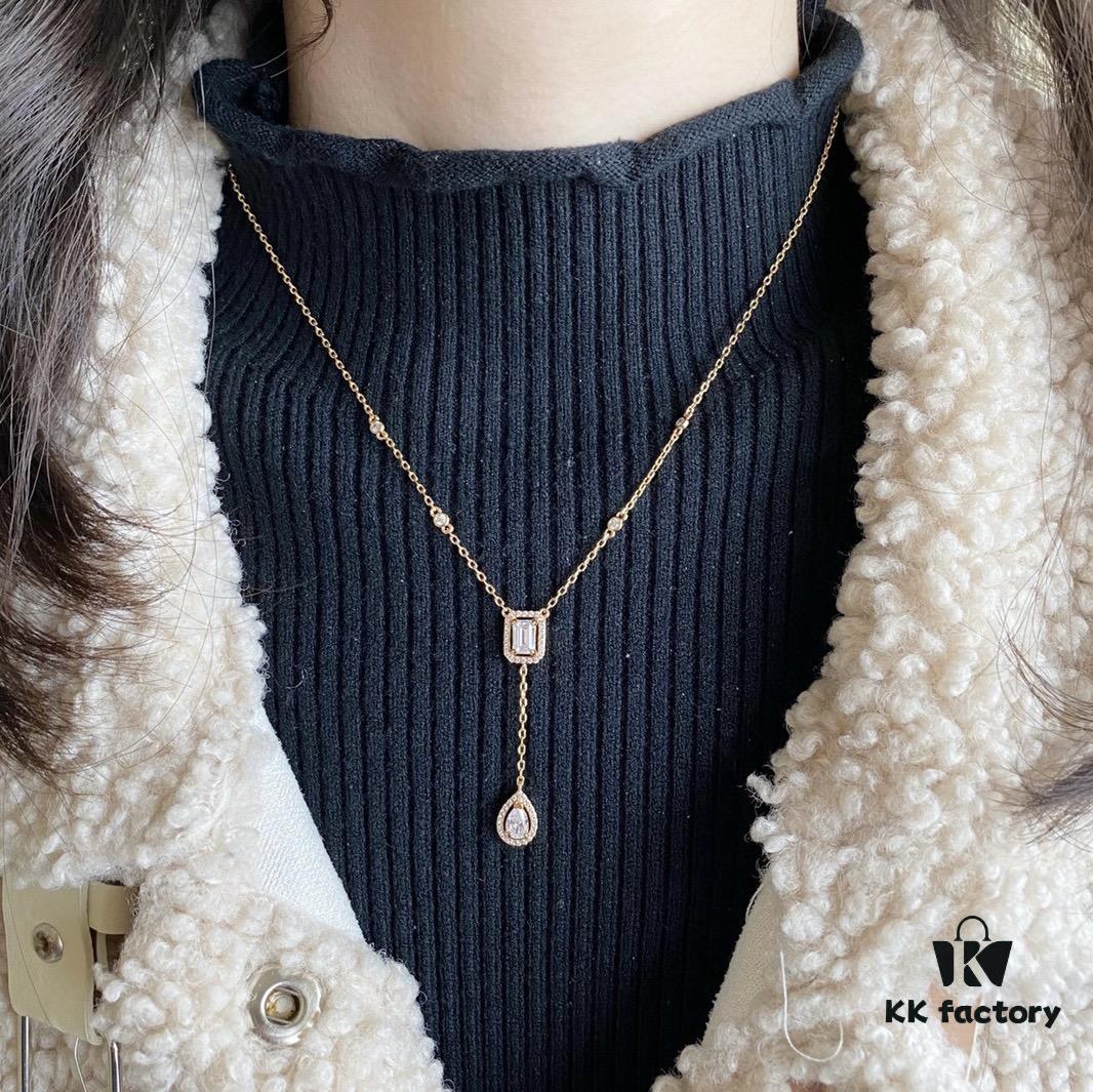 Messika Drop-shaped Rock Candy Necklace, the Iconic Move Collection