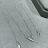 Messika Triangle Necklace, White Gold
