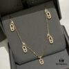 Messika New Arrival Fully Diamond-Paved Five-Slider Necklace, Hand-Welded Craftsmanship, Exquisite Workmanship, Versatile Style, Minimalist Summer Design