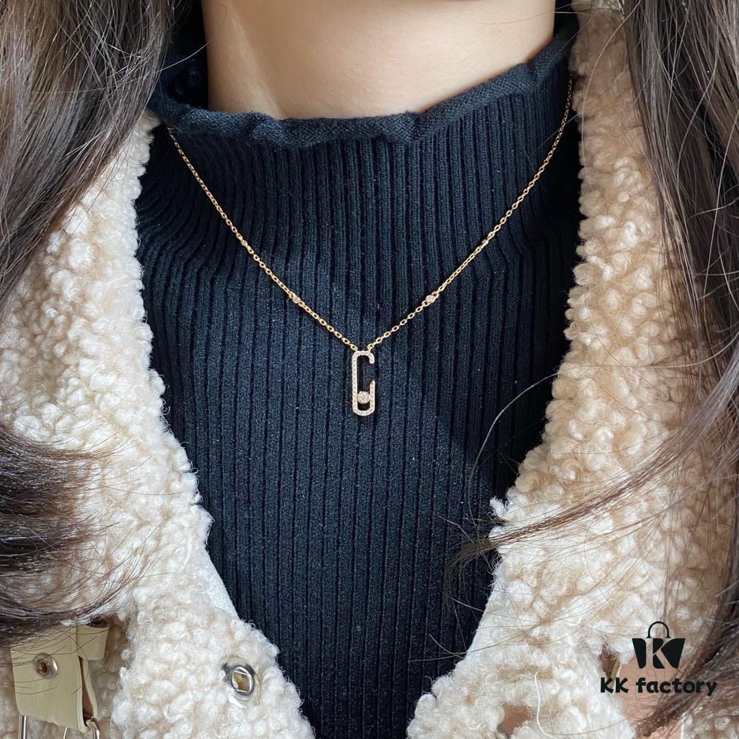 Messika Move Classic Half-Circle Diamond Necklace