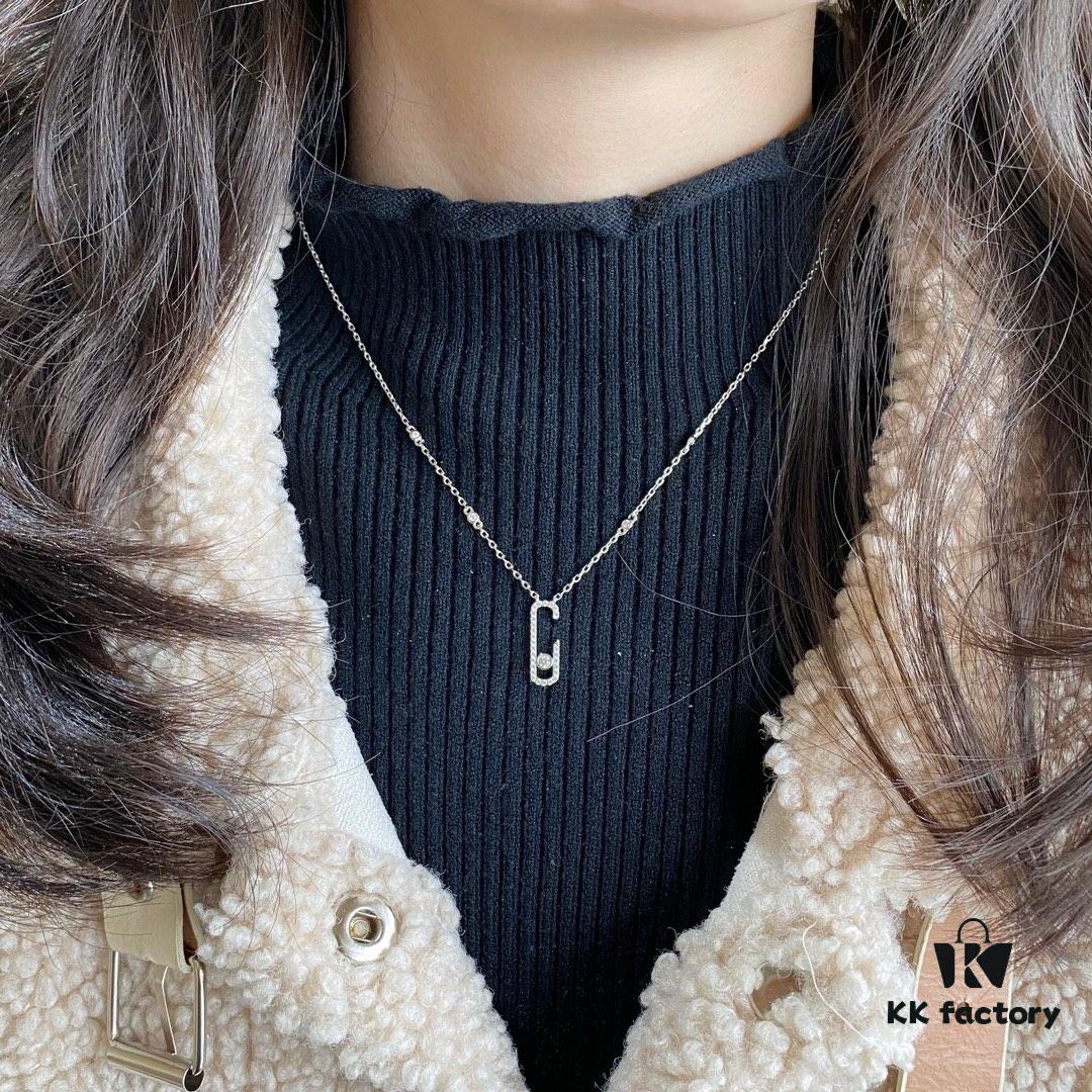 Messika Move Classic Half-Circle Diamond Necklace