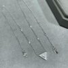 Messika Triangle Necklace, White Gold