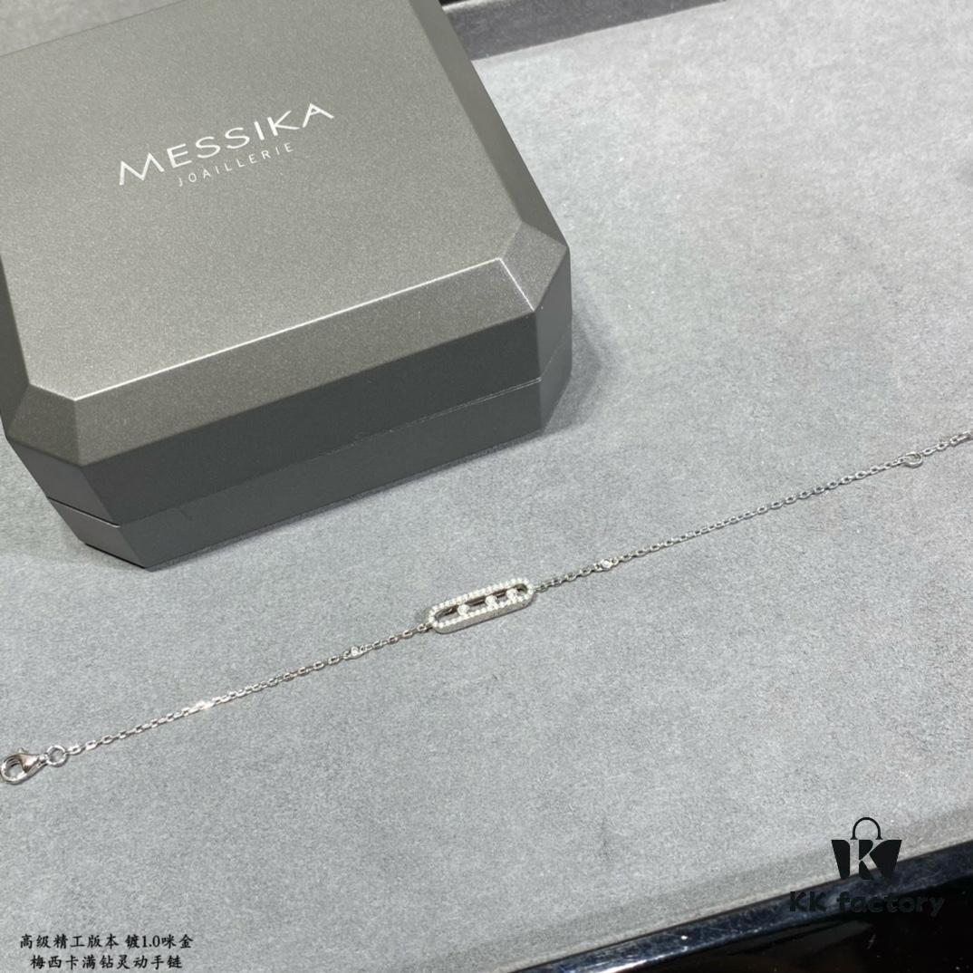 Messika Move Bracelet with Three Diamonds