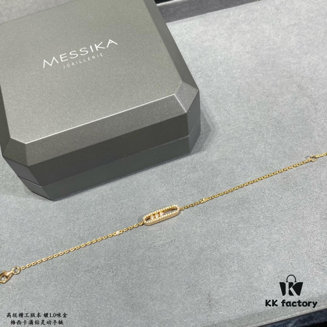 Messika Move Bracelet with Three Diamonds