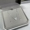 Messika Triangle Necklace, White Gold