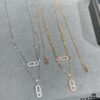 Messika Double-Layer Move Necklace, the Iconic Move Collection with a Beautiful Meaning Symbolizing 'Love is Always Present, Whether in the Past, Today, or the Future'