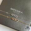 ❗️New Arrival❗️☀️Messika MOVE Full Diamond Three Diamond Sliding Bracelet