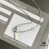 ❗️New Arrival❗️☀️Messika MOVE Smooth Three-Diamond Sliding Necklace