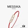 Messika New Arrival Meshika Bracelet - Colorful Rope Cuff with Brilliant-Cut Sliding Diamond