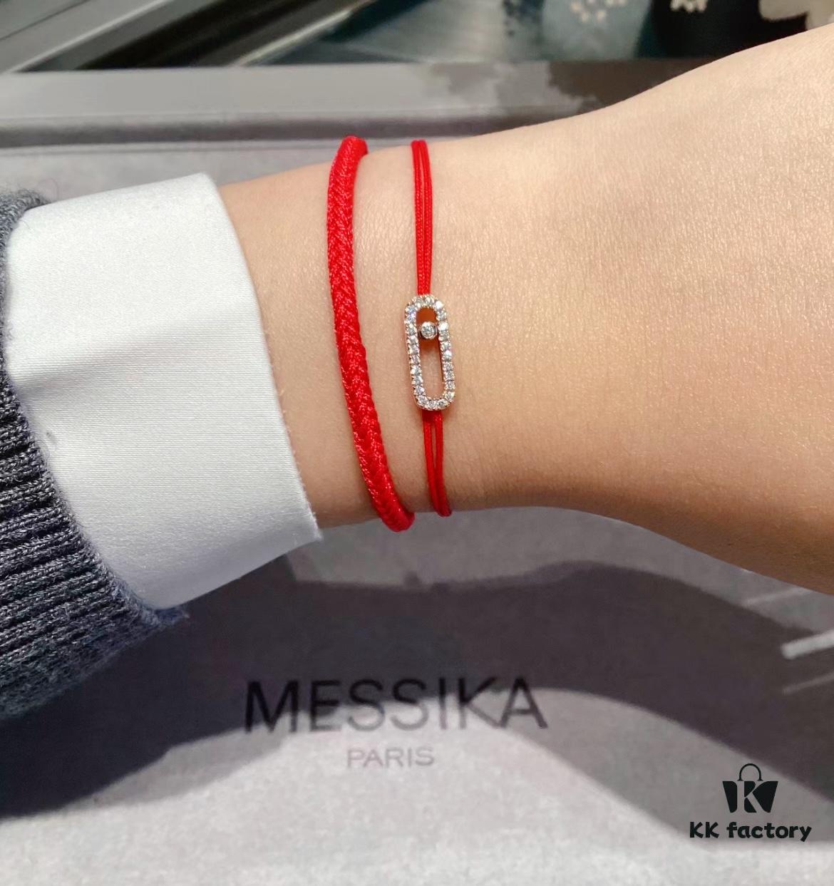 Messika Red String Move Bracelet