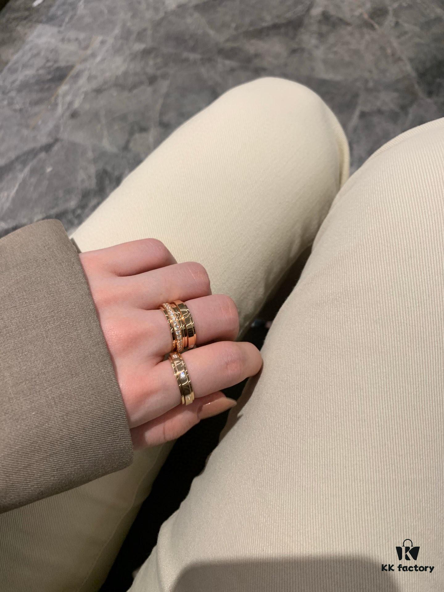 Piaget Lucky Ring, Fortune Turning, Rose Gold Hand Photo Reference, So Elegant! Whether It's Single Diamond, Seven Diamonds, or Full Diamonds, It Looks Beautiful, Exuding a Strong Sense of Sophistication~~~ A Must-Have Ring This Year 💍💍