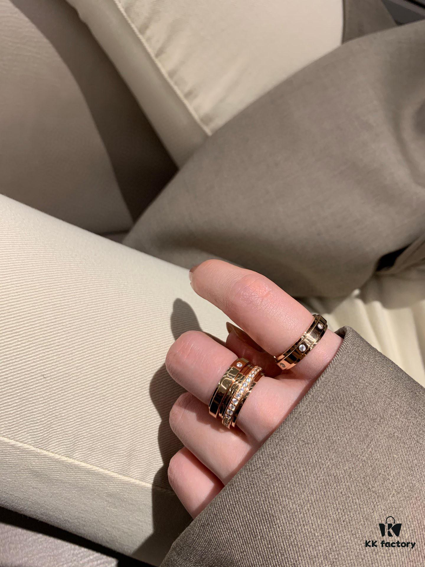 Piaget Lucky Ring, Fortune Turning, Rose Gold Hand Photo Reference, So Elegant! Whether It's Single Diamond, Seven Diamonds, or Full Diamonds, It Looks Beautiful, Exuding a Strong Sense of Sophistication~~~ A Must-Have Ring This Year 💍💍