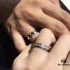 Valentine's Gift ❤️ Piaget Possession Twisting Pair Ring / Wedding Band