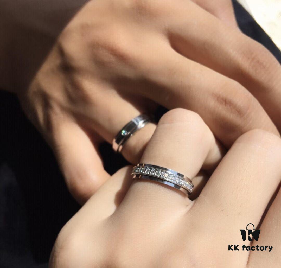 Valentine's Gift ❤️ Piaget Possession Twisting Pair Ring / Wedding Band