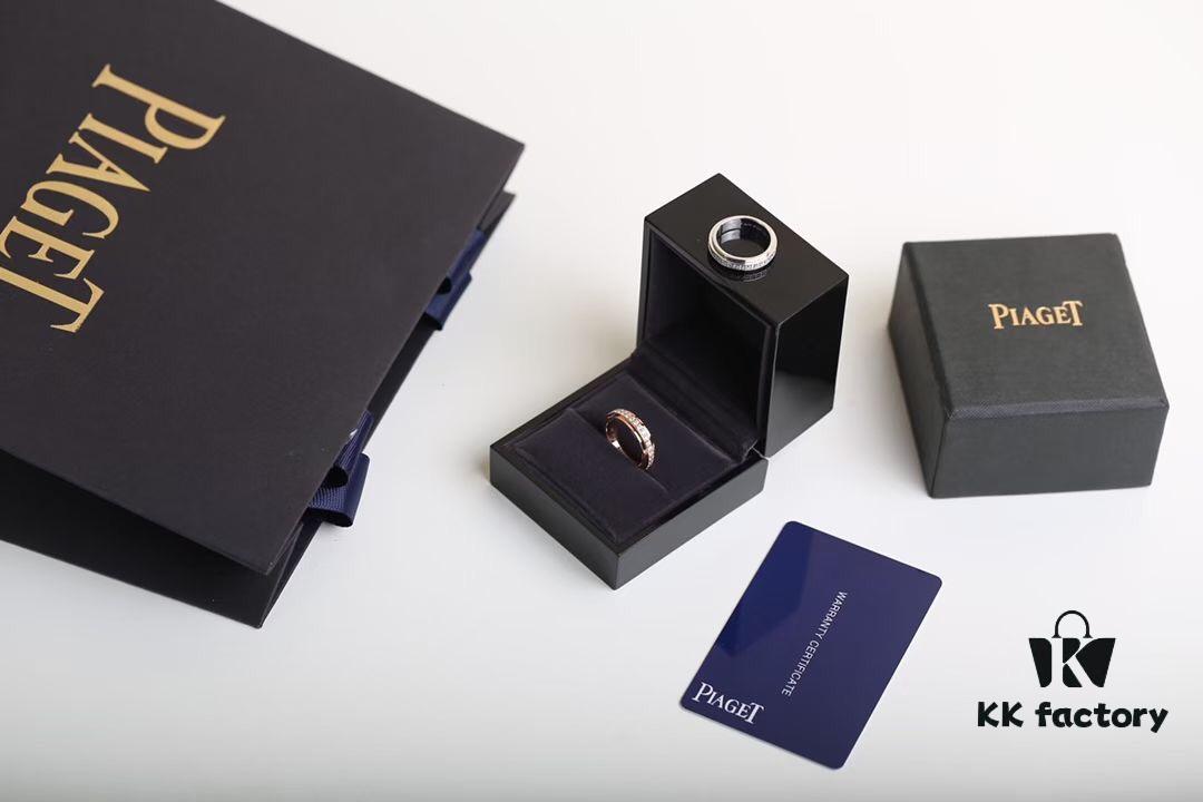 Valentine's Gift ❤️ Piaget Possession Twisting Single Row Diamond Wedding Ring / Couple Rings