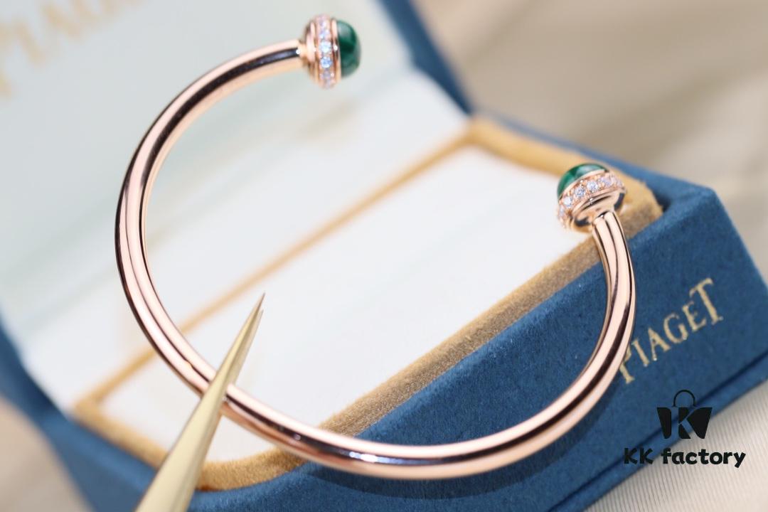 Piaget Possession Series Bracelet with Rotating Design and Gemstone Accents