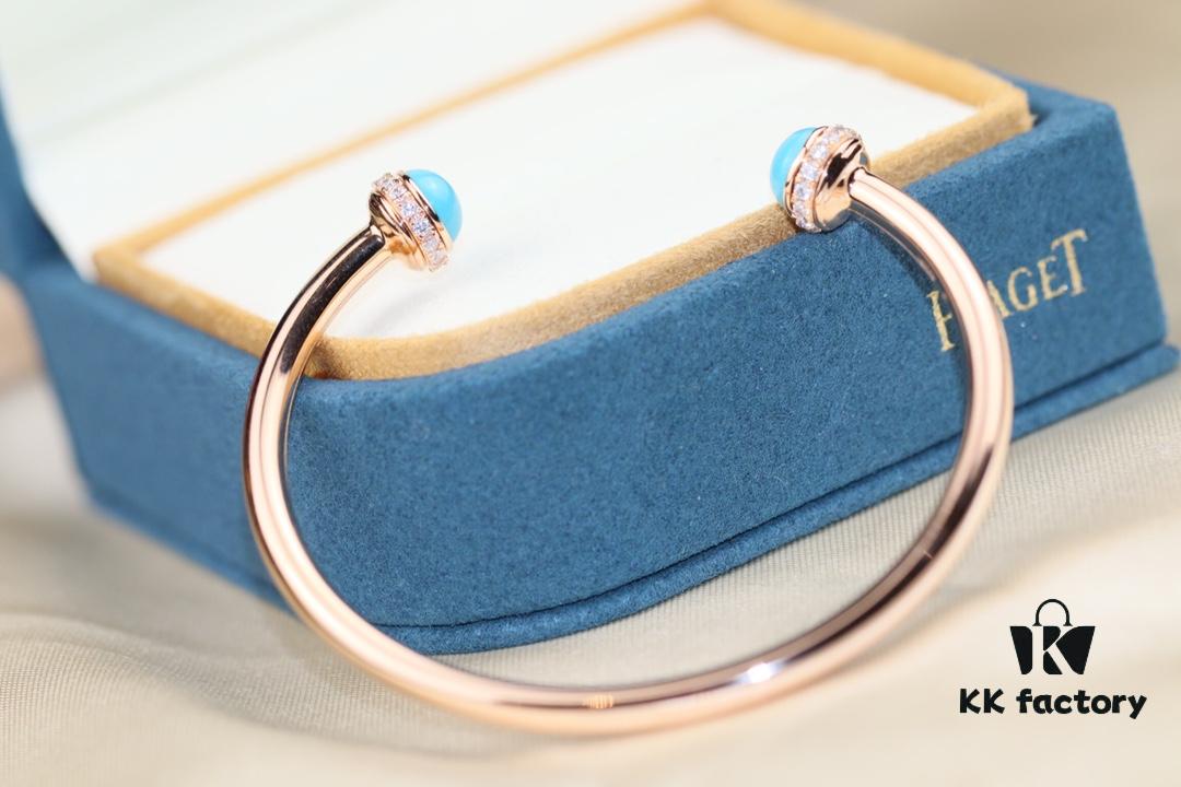 Piaget Possession Series Bracelet with Rotating Design and Gemstone Accents