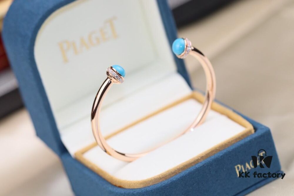 Piaget Possession Series Bracelet with Rotating Design and Gemstone Accents