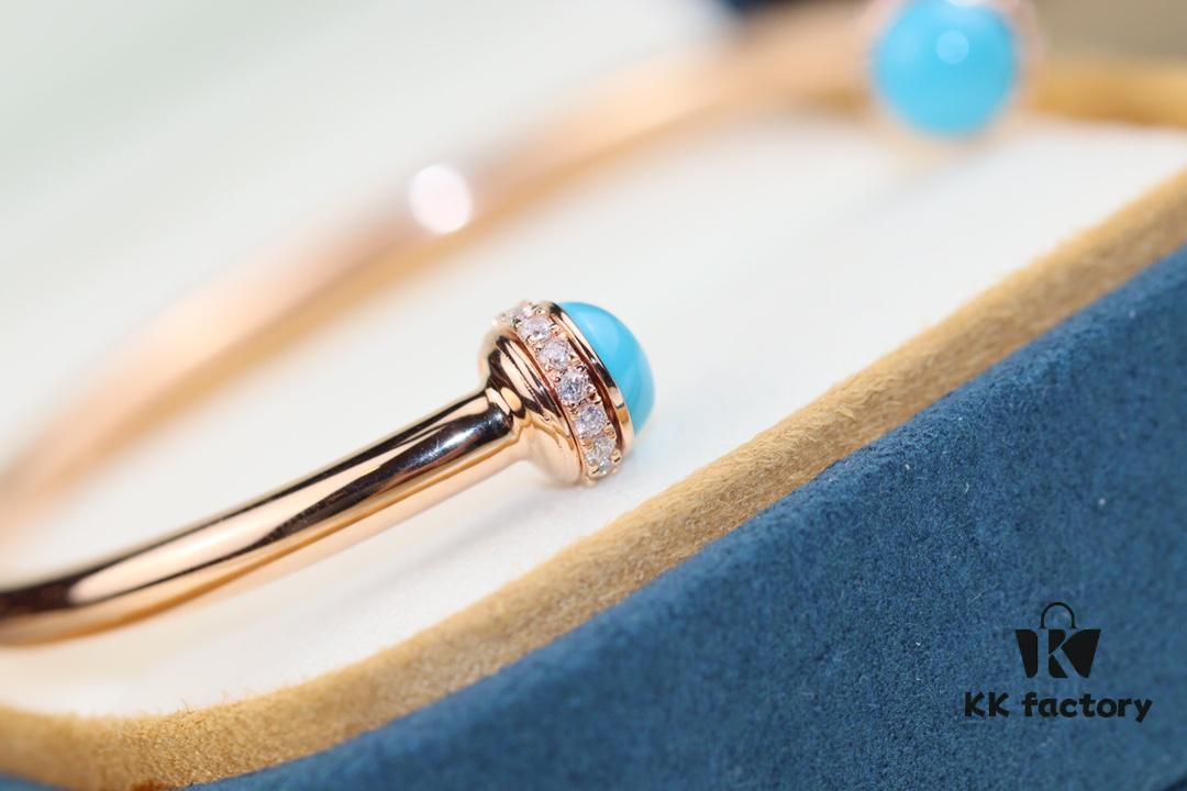 Piaget Possession Series Bracelet with Rotating Design and Gemstone Accents