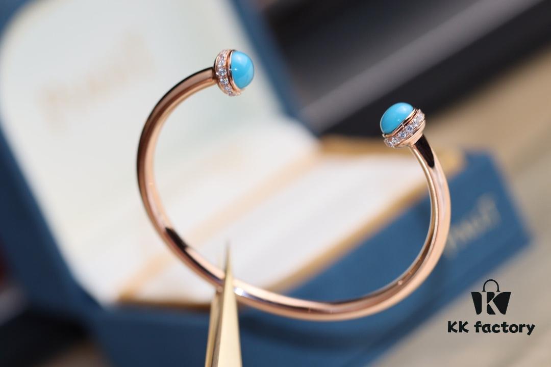 Piaget Possession Series Bracelet with Rotating Design and Gemstone Accents