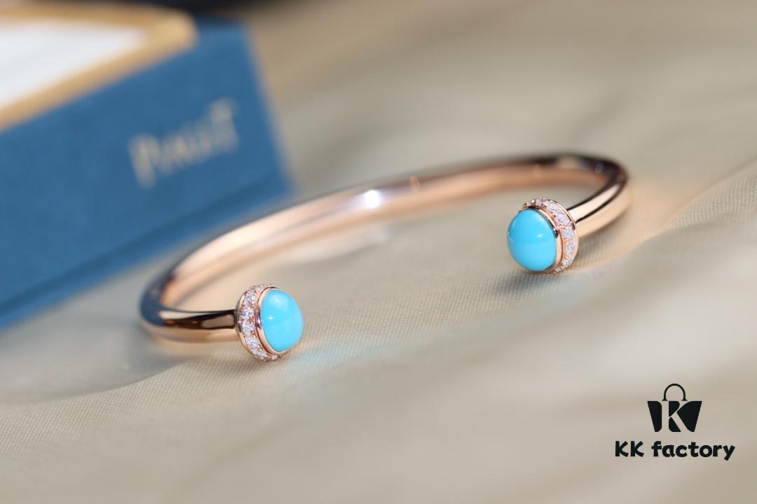 Piaget Possession Series Bracelet with Rotating Design and Gemstone Accents