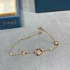 Piaget-style Golden Flower Bracelet
