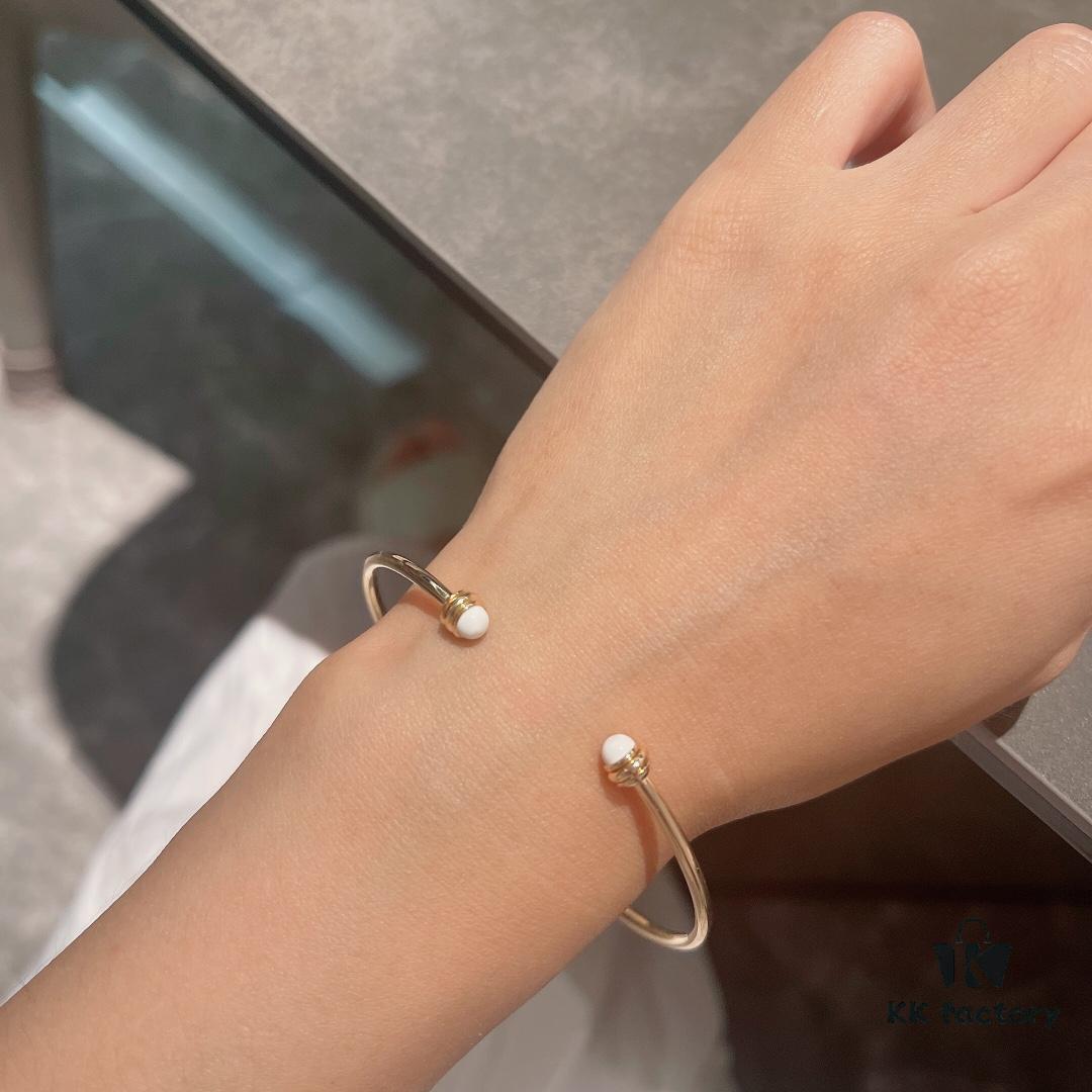 Piaget Latest Counter Rotating Series Bracelet, Unique Rotatable Design, Exquisitely Crafted with Logo, Solid 18K Gold Plating