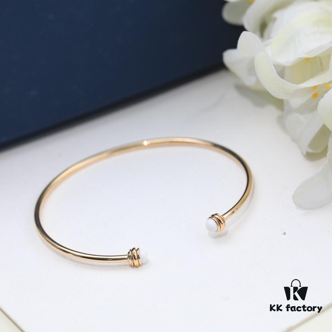 Piaget Latest Counter Rotating Series Bracelet, Unique Rotatable Design, Exquisitely Crafted with Logo, Solid 18K Gold Plating