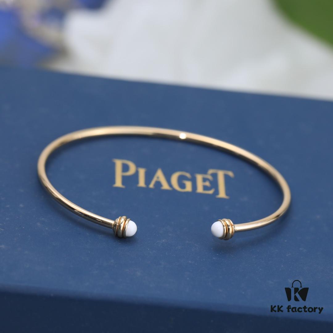 Piaget Latest Counter Rotating Series Bracelet, Unique Rotatable Design, Exquisitely Crafted with Logo, Solid 18K Gold Plating