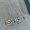 Elegant and Eye-Catching Piaget-Style Openwork Rose Necklace