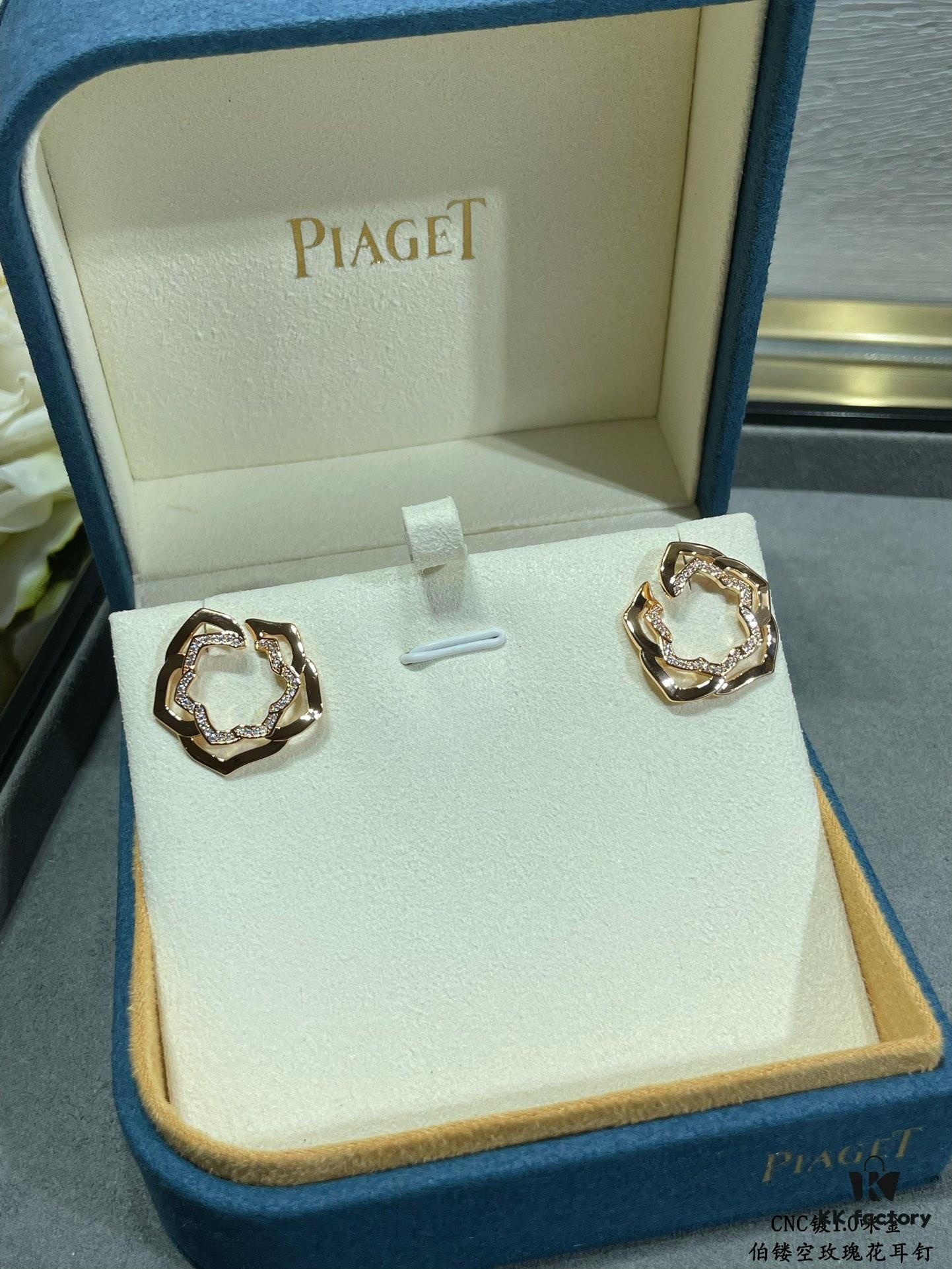 Pearl Princess Openwork Rose Earrings, Breathtakingly Beautiful Design That Captivates at First Sight