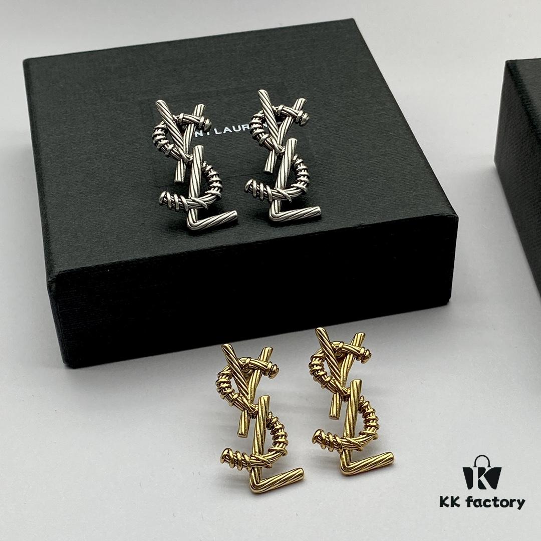 Saint Laurent YSL Stud Earrings