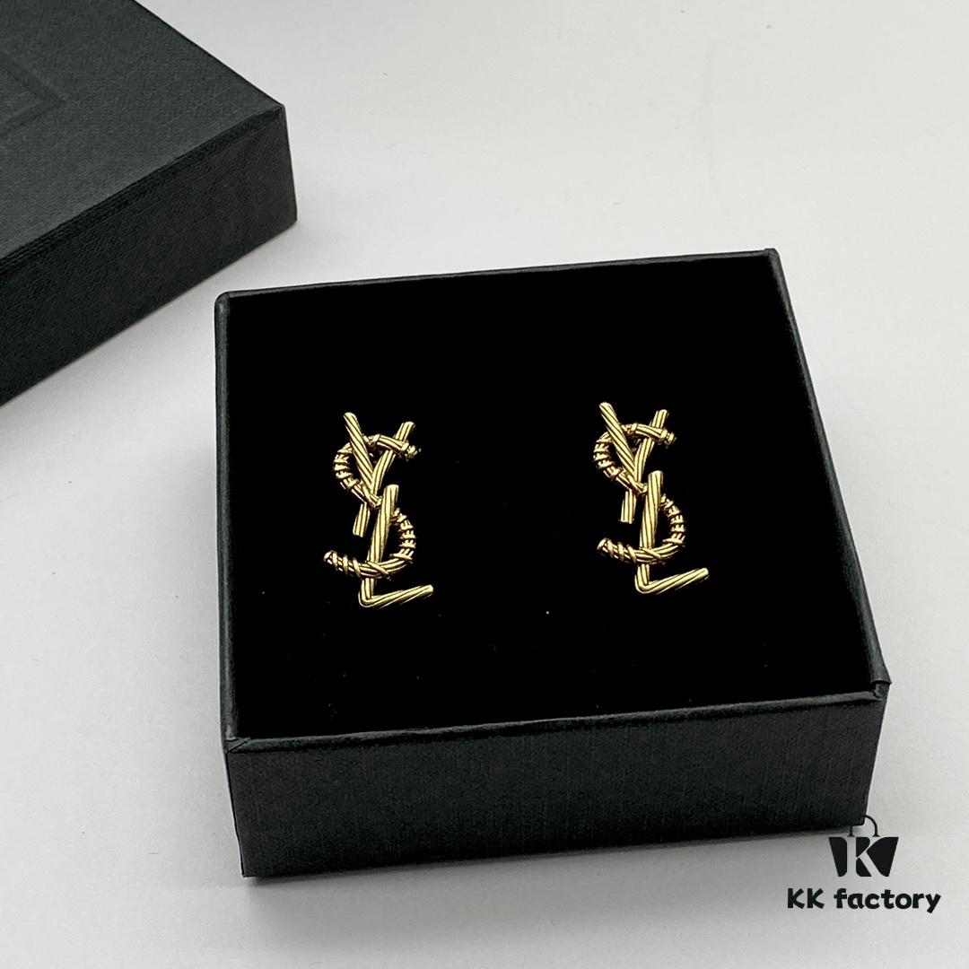 Saint Laurent YSL Stud Earrings