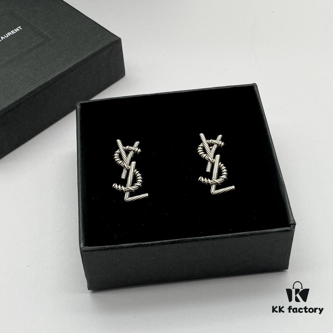 Saint Laurent YSL Stud Earrings