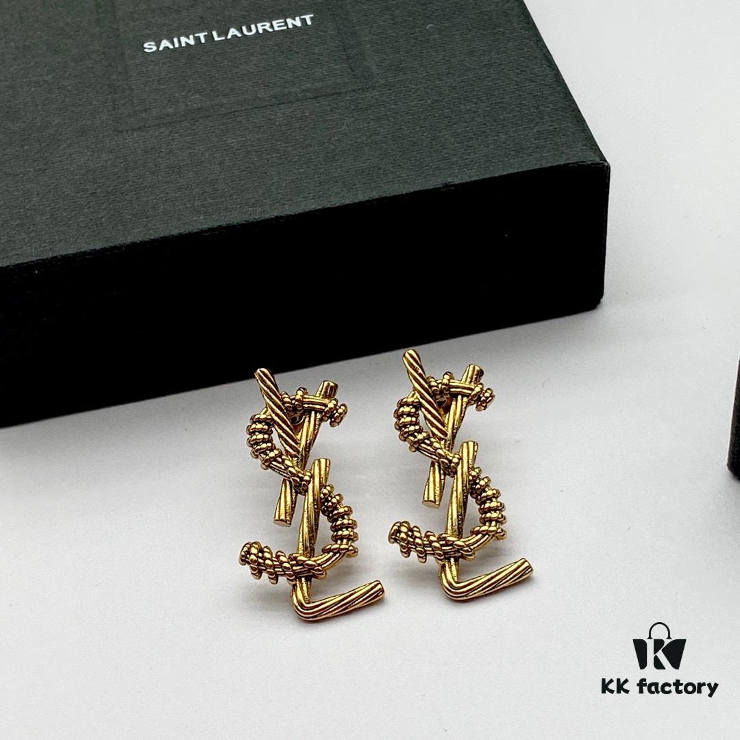 Saint Laurent YSL Stud Earrings