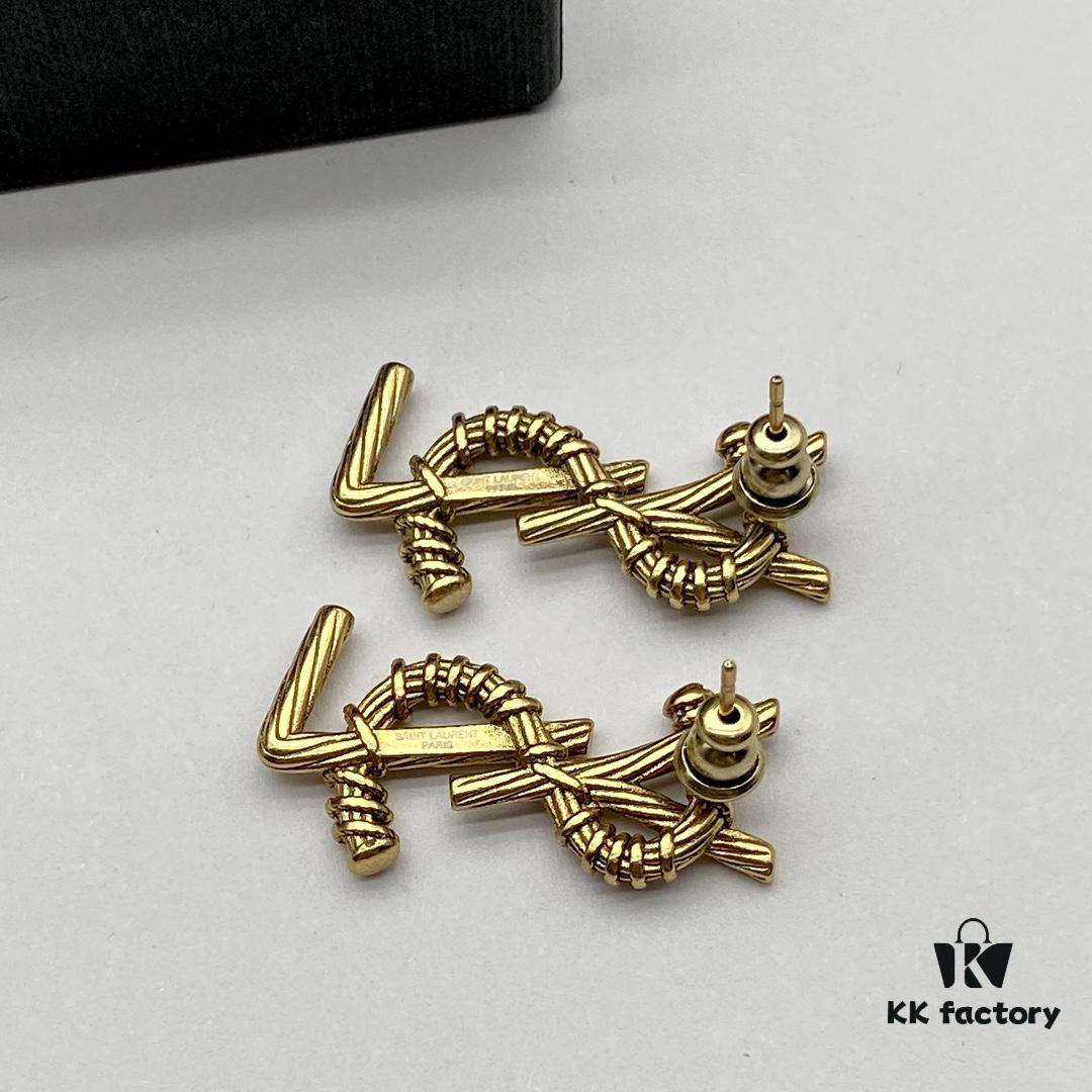 Saint Laurent YSL Stud Earrings