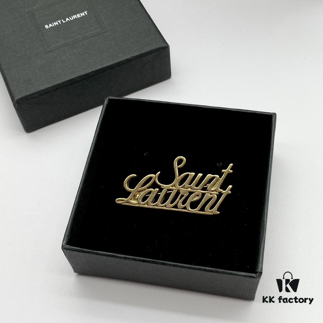 Saint Laurent YSL New Model Brooch